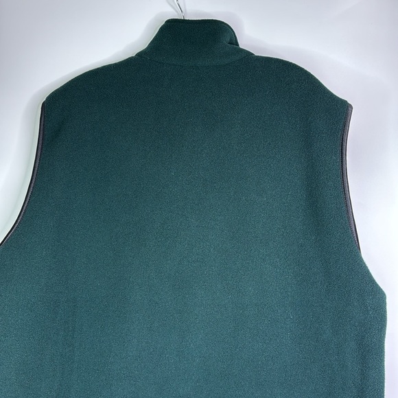 Woolrich Eau Claire U.S. Ski Jumping Ski Club Green Fleece Vest NWT Size XL - Picture 5 of 11